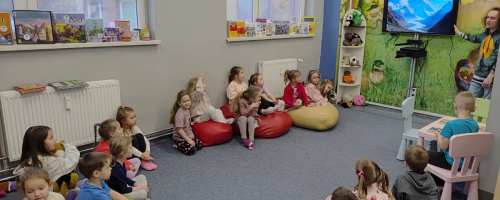 WIZYTA W BIBLIOTECE- PSZCZÓŁKI